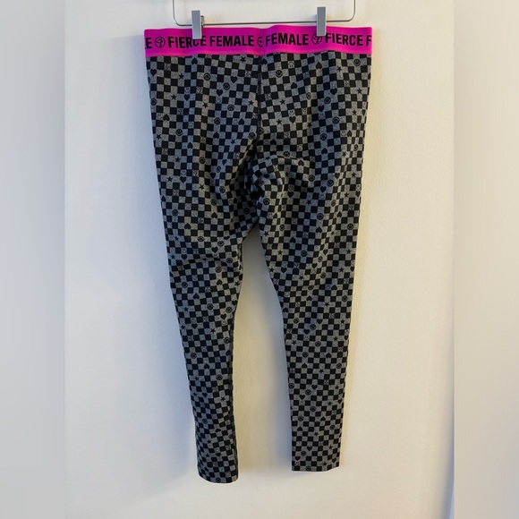 Zumba Fitness Gray & Pink Leggings Size XXL - Picture 3 of 5